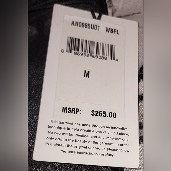 7 for all mankind Black/Ivory Floral Cut Out Look Dress NWT - Picture 4 of 7